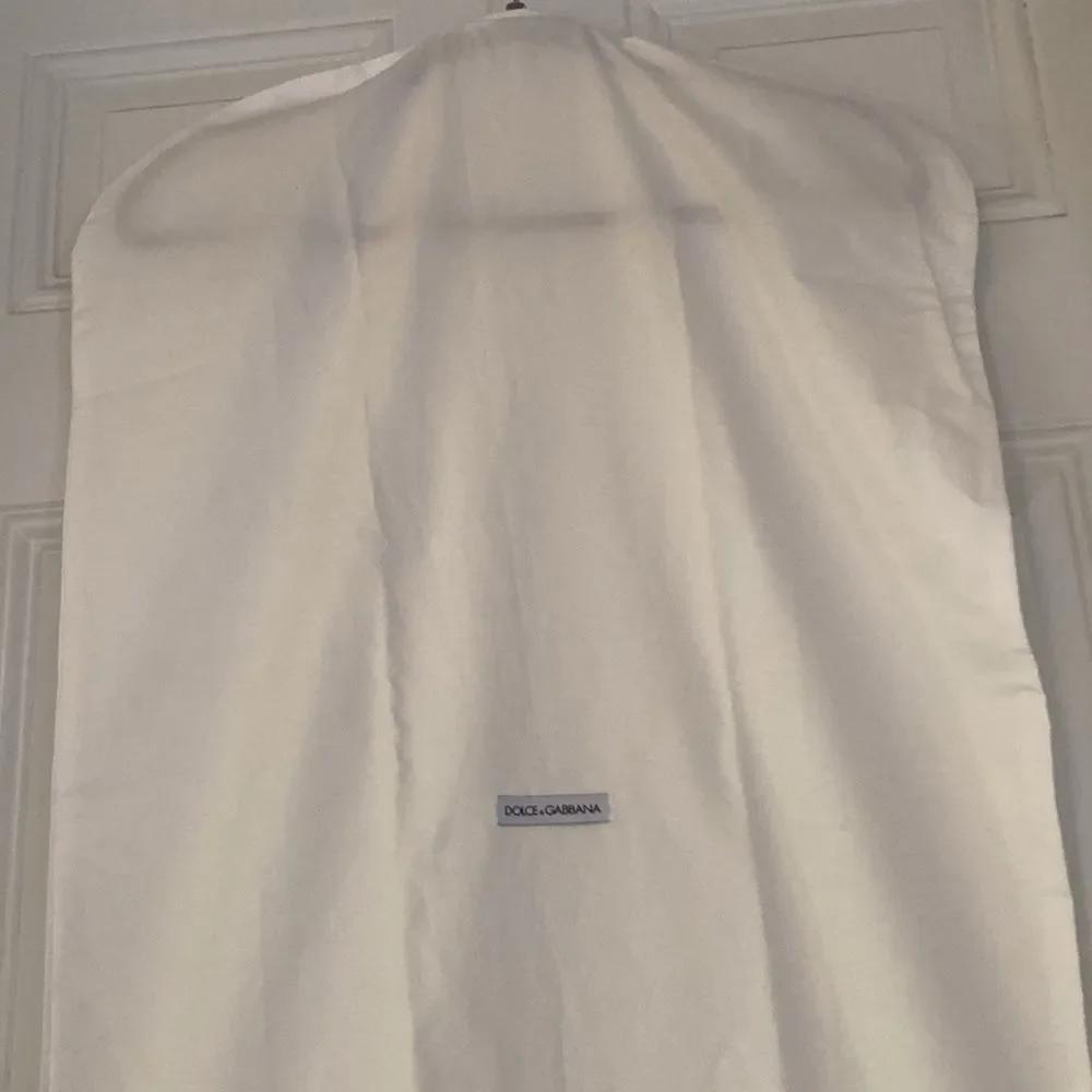 DOLCE and GABBANA Hanging Clothes Dust Bag Crisp White 36 x 20 in 36 x 20 inches